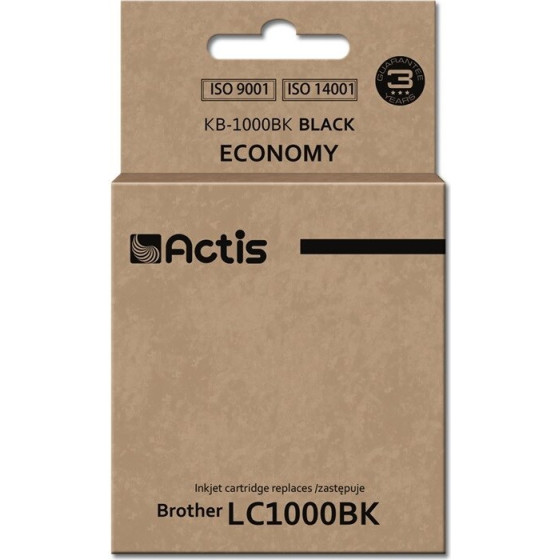 ACTIS Ink Cartridge (replacement for Brother LC1000BK/LC970BK; Standard; 36 ml; black) - (KB-1000BK)