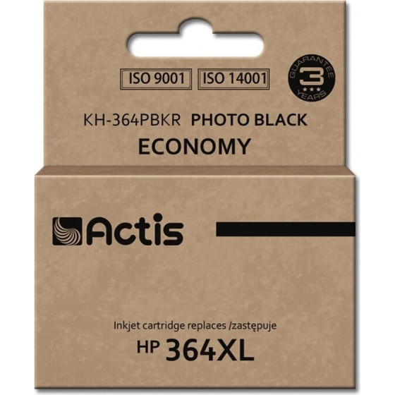 ACTIS Ink Cartridge (replacement for HP 364XL CB322EE; Standard; 12 ml; black, photo) - (KH-364PBKR)