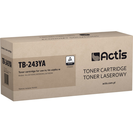 ACTIS toner (replacement for Brother TN-243Y; Standard; 1000 pages; yellow) - (TB-243YA)