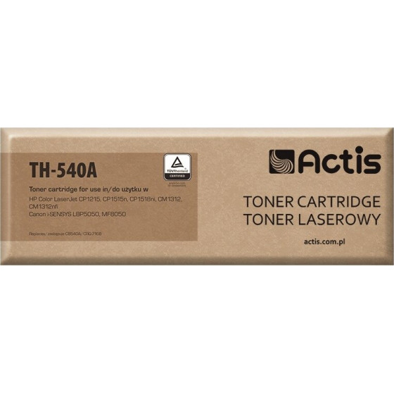 ACTIS Toner (replacement for HP 125A CB540A, Canon CRG-716B; Standard; 2400 pages; black) - (TH-540A)