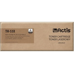 ACTIS toner (replacement for HP 53X Q7553X, Canon CRG-715H; Standard; 7000 pages; black) - (TH-53X)