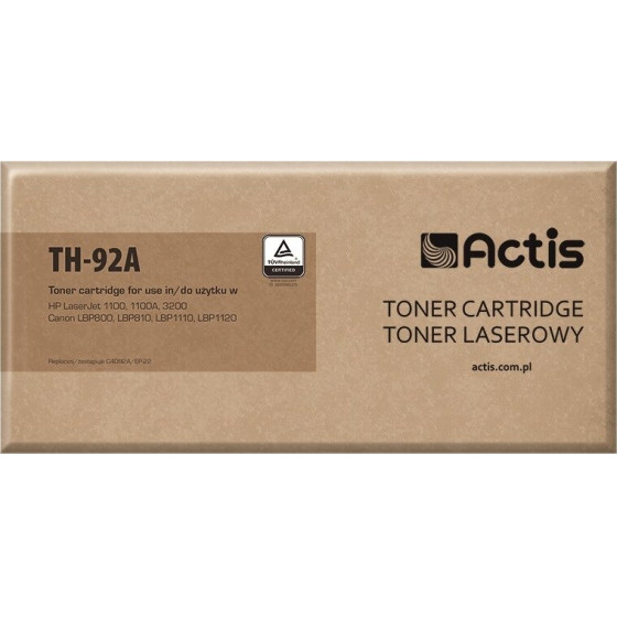 ACTIS Toner (replacement for HP 92A C4092A, Canon EP-22; Standard; 2500 pages; black) - (TH-92A)