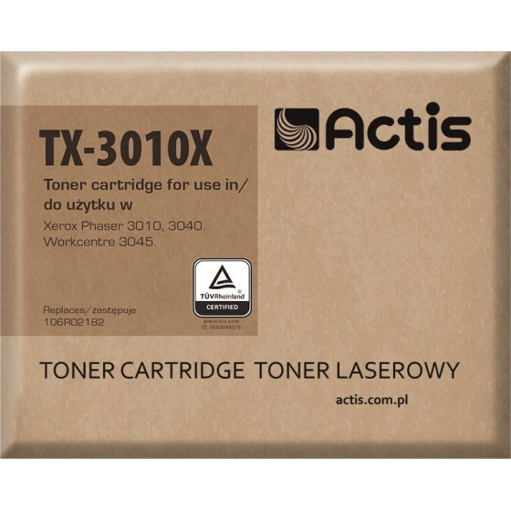 ACTIS Toner (replacement for Xerox 106R02182; Standard; 2300 pages; black) - (TX-3010X)