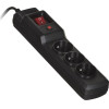 Activejet black power strip with cord - (COMBO 3GN 3M)