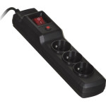 Activejet black power strip with cord - (COMBO 3GN 1,5m)