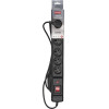 Activejet black power strip with cord - (COMBO 6GN 3M)