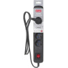 Activejet black power strip with cord ACJ COMBO 5G 1,5M/BEZP.AUTO/CZ - (ACP-5GN 1,5M CZ)