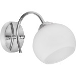 Activejet Classic single wall lamp - IRMA nickel E27 for the living room - (AJE-IRMA 1P)