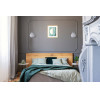 Activejet Classic single wall lamp - IRMA nickel E27 for the living room - (AJE-IRMA 1P)