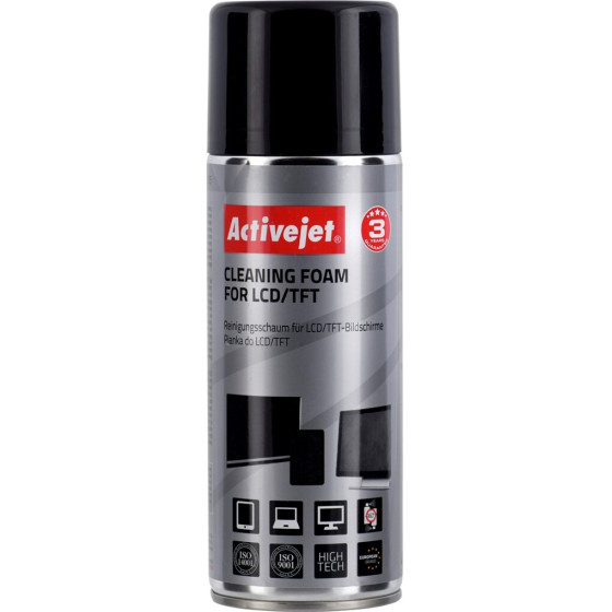 Activejet cleaning foam for LCD/TFT/plasma screens 400 ml - (AOC-105)