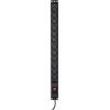 Activejet COMBO 12 socket power strip 3m black - (COMBO/12gn/3m/cz)