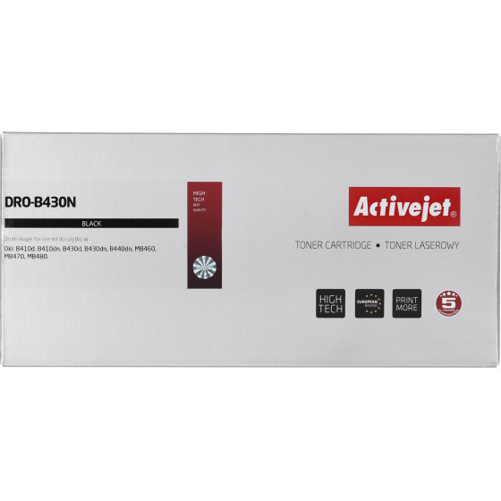 Activejet drum (replacement OKI 43979002; Supreme; 25000 pages, black) - (DRO-B430N)