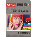 Activejet Glossy photo paper; ideal for printing photos, colorful memories, 10x15; (A6; 200 pcs.) - (AP6-260GR200)