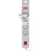 Activejet grey power strip with cord ACJ COMBO 5G/5M/BEZP. AUT/S - (ACP-5GN 5M SZ)