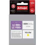 Activejet Ink (replacement for Brother LC1100Y/980Y; Supreme; 19.5 ml; yellow) - (AB-1100YNX)