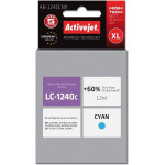 Activejet ink (replacement for Brother LC1220Bk/LC1240Bk; Supreme; 12 ml; cyan) - (AB-1240CNX)