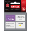 Activejet Ink (replacement for Brother LC123Y/121Y; Supreme; 10 ml; yellow) - (AB-123YN)