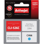Activejet Ink (replacement for Canon CLI-526C; Supreme; 10 ml; cyan) - (ACC-526CN)