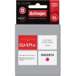 Activejet Ink (replacement for Canon CLI-571XLM; Supreme; 12 ml; magenta) - (ACC-571MNX)