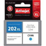 Activejet ink (replacement for Epson 202XL H24010; Supreme; 12 ml; cyan) - (AE-202CNX)