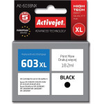Activejet ink (replacement for Epson 603XL T03A14; Supreme; 18,2 ml; black) - (AE-603BNX)