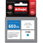 Activejet ink (replacement for Epson 603XL T03A24; Supreme; 14 ml; cyan) - (AE-603CNX)