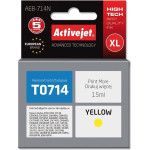 Activejet Ink (replacement for Epson T0714, T0894, T1004; Supreme; 15 ml; yellow) - (AEB-714N)