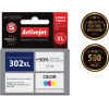 Activejet Ink (replacement for HP 302XL F6U67AE; Premium; 21 ml; 500 pages, color) - (AH-302CRX)