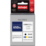 Activejet Ink (replacement for HP 650 CZ101AE/CZ102AE; Premium; 1 x 20 ml, 1 x 21 ml; 1110 pages, black, color) - (AH-M650RX)