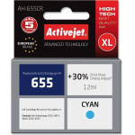Activejet Ink (replacement for HP 655 CZ110AE; Premium; 12 ml; cyan) - (AH-655CR)