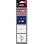 Activejet ink (replacement for HP GT-52C M0H54AE; Supreme; 70 ml; cyan) - (AH-GT52C)