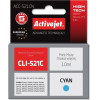 Activejet Ink cartridge (replacement for Canon CLI-521C; Supreme; 10 ml; cyan) - (ACC-521CN)