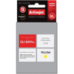 Activejet Ink cartridge (replacement for Canon CLI-551Y; Supreme; 15 ml; yellow) - (ACC-551YN)