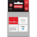 Activejet Ink cartridge (replacement for Canon CLI-581XLC; Supreme; 11,70 ml; cyan) - (ACC-581CNX)