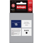 Activejet Ink cartridge (replacement for HP 15 C6615N; Supreme; 44 ml; black) - (AH-15N)