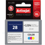 Activejet Ink cartridge (replacement for HP 28 C8728A; Premium; 21 ml; color) - (AH-28R)