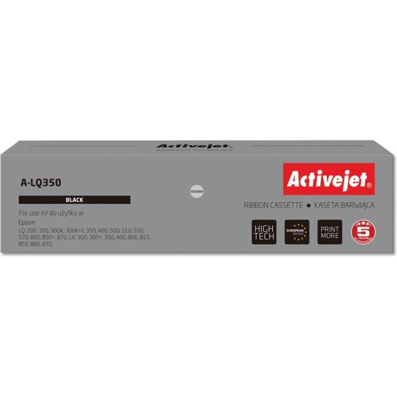 Activejet Ink ribbon (Replacement for Epson S015633; Supreme; 2.500.000 characters; black) - (A-LQ350)