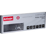 Activejet Keyboard wireless black with 1x 1.5V AAA battery - (K-3911W)