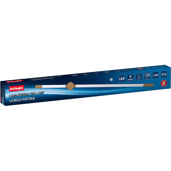 Activejet LED wall lamp - (AJE-LUNGO Patina)