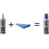 Activejet Liquid, Screen cleaning kit 2in1 250 ml, 20x20 cm, Screen cleaner, plastic cleaner and microfiber cleaning cloth 20x20 cm - (AOC-269)