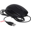 Activejet Mouse wired USB (optical; 1000 DPI; black) - (AMY-083)