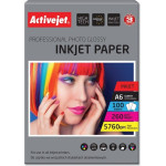 Activejet photo paper for ink printers; A6; 100 pcs, 10x15 - (AP6-260GR100)