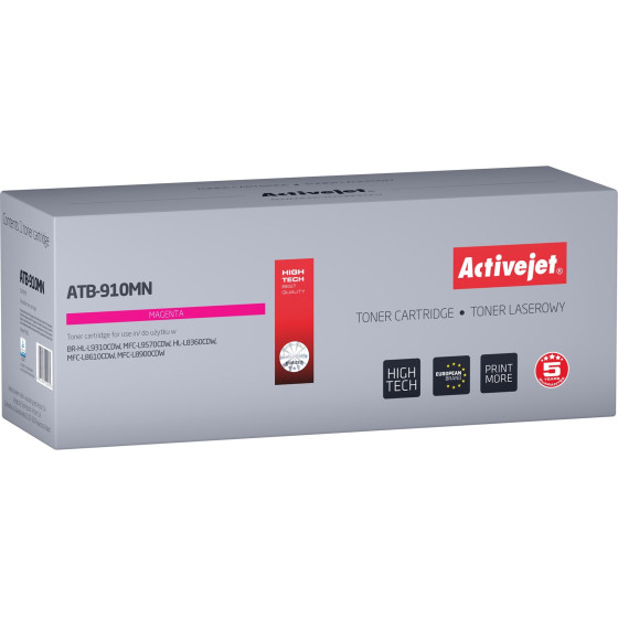 Activejet Toner (replacement Brother TN-910M; Supreme; 9000 pages; magenta) - (ATB-910MN)
