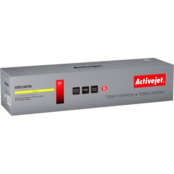 Activejet Toner (replacement for Brother TN-245Y; Supreme; 2200 pages; yellow) - (ATB-245YN)