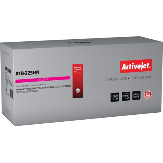 Activejet Toner (replacement for Brother TN-325M; Supreme; 3,500 pages; magenta) - (ATB-325MN)