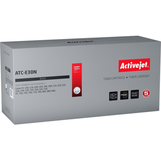 Activejet Toner (replacement for Canon E-30; Supreme; 4000 pages; black) - (ATC-E30N)