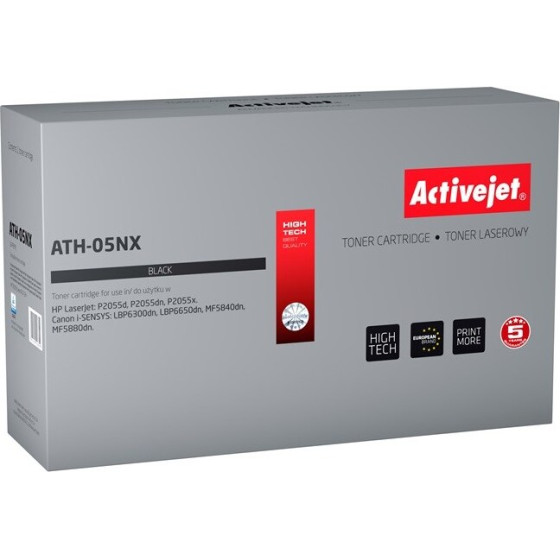 Activejet Toner (replacement for HP 05X HP CE505X, Canon CRG-719H; Supreme; 6500 pages; black) - (ATH-05NX)