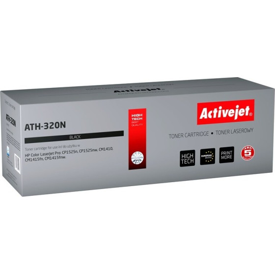 Activejet Toner (replacement for HP 128A CE320A; Supreme; 2000 pages; black) - (ATH-320N)