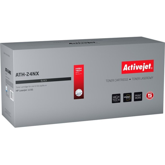 Activejet Toner (replacement for HP 24X Q2624X; Supreme; 4,400 pages; black) - (ATH-24NX)