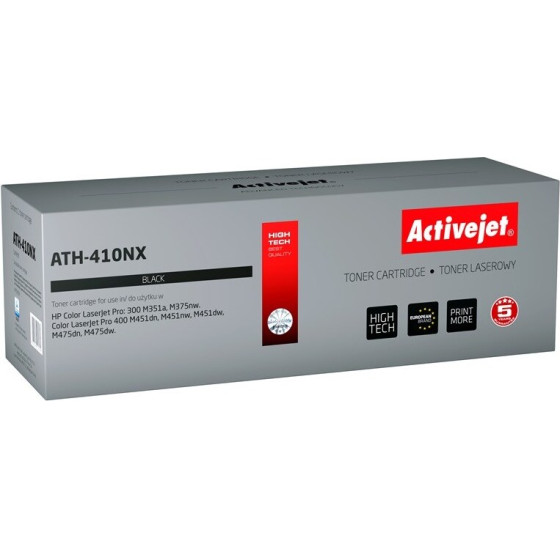 Activejet Toner (replacement for HP 305X CE410X; Supreme; 4000 pages; black) - (ATH-410NX)